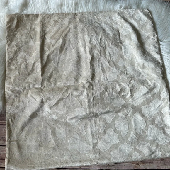 Z Gallerie Velvet Two Shams Pillow Cases Ivory - Picture 2 of 9